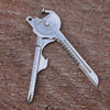 Multi-Functional Keychain 8 in 1 Carry-on Pendant Mini-Portable Waist Gadget Accessories Split Express Small Blade