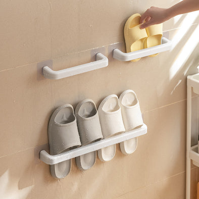 Slipper Rack Bathroom Punch-free Wall-mounted Household
